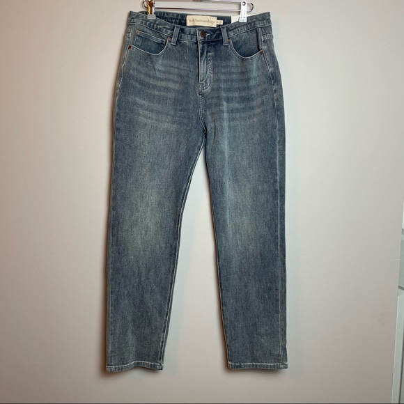 Soft Surroundings 5 pocket straight leg jeans - Picture 1 of 4